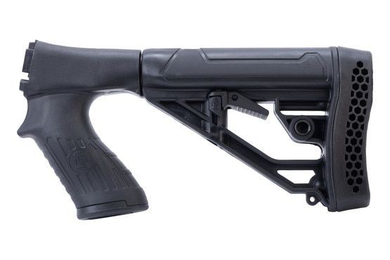 Adaptive Tactical Remington 870 12ga Stock with Pistol Grip has an adjustable LOP